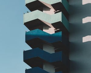 Preview wallpaper building, architecture, multistorey, minimalism, shadow