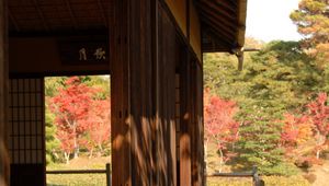 Preview wallpaper building, architecture, nature, japan