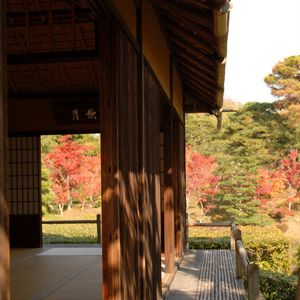 Preview wallpaper building, architecture, nature, japan