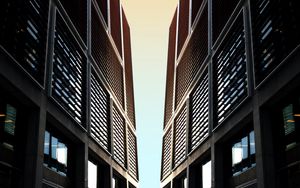 Preview wallpaper building, architecture, reflection, facade