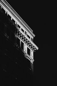 Preview wallpaper building, architecture, shadow, black and white, black