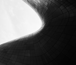 Preview wallpaper building, architecture, shape, bw, gray
