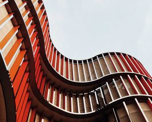 Preview wallpaper building, architecture, shape, flowing