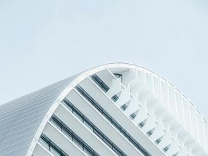 Preview wallpaper building, architecture, shape, design, white