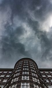 Preview wallpaper building, architecture, sky, facade, windows, bottom view