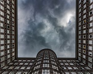 Preview wallpaper building, architecture, sky, facade, windows, bottom view