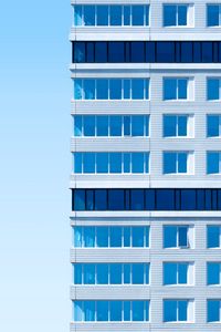 Preview wallpaper building, architecture, sky, minimalism, blue, aesthetic