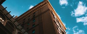 Preview wallpaper building, architecture, sky, clouds, bottom view