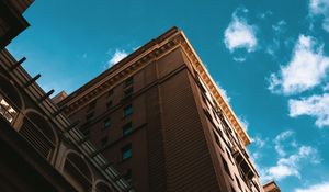 Preview wallpaper building, architecture, sky, clouds, bottom view