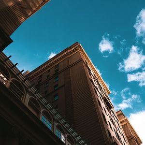 Preview wallpaper building, architecture, sky, clouds, bottom view