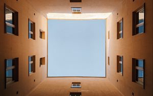 Preview wallpaper building, architecture, sky, view, symmetry