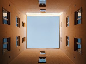 Preview wallpaper building, architecture, sky, view, symmetry