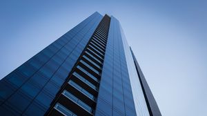 Preview wallpaper building, architecture, skyscraper, bottom view