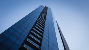 Preview wallpaper building, architecture, skyscraper, bottom view