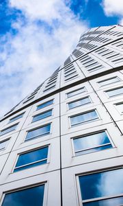 Preview wallpaper building, architecture, skyscraper, windows, bottom view