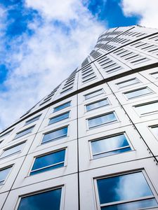 Preview wallpaper building, architecture, skyscraper, windows, bottom view