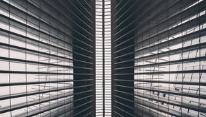 Preview wallpaper building, architecture, stripes, lines, surface