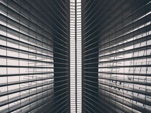 Preview wallpaper building, architecture, stripes, lines, surface