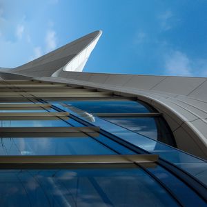 Preview wallpaper building, architecture, structure, bottom view