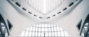 Preview wallpaper building, architecture, symmetry, modern, white