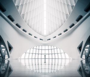 Preview wallpaper building, architecture, symmetry, modern, white