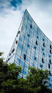 Preview wallpaper building, architecture, trees, sky