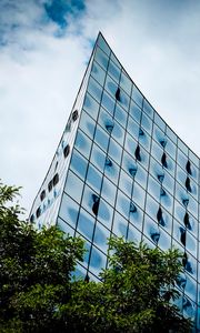 Preview wallpaper building, architecture, trees, sky