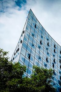 Preview wallpaper building, architecture, trees, sky