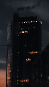 Preview wallpaper building, architecture, twilight, dark