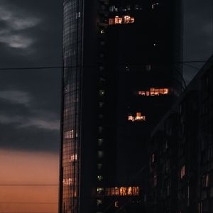 Preview wallpaper building, architecture, twilight, dark