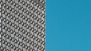 Preview wallpaper building, architecture, windows, facade, sky, minimalism