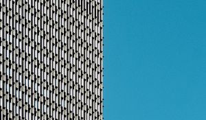 Preview wallpaper building, architecture, windows, facade, sky, minimalism