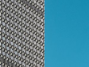 Preview wallpaper building, architecture, windows, facade, sky, minimalism