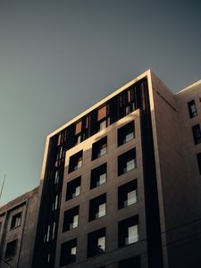 Preview wallpaper building, architecture, windows, facade, bottom view