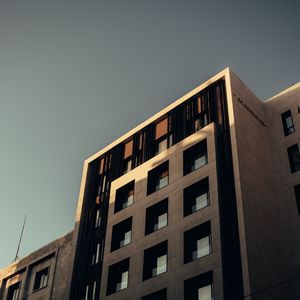 Preview wallpaper building, architecture, windows, facade, bottom view