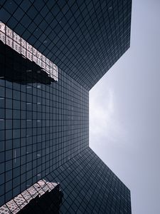 Preview wallpaper building, architecture, windows, sky, bottom view