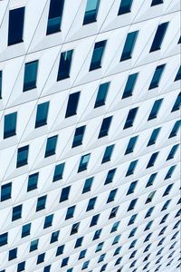 Preview wallpaper building, architecture, windows, white, blue