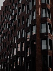 Preview wallpaper building, architecture, windows, distortion