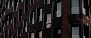 Preview wallpaper building, architecture, windows, distortion
