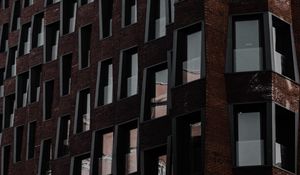 Preview wallpaper building, architecture, windows, distortion