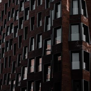 Preview wallpaper building, architecture, windows, distortion