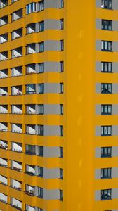 Preview wallpaper building, architecture, windows, yellow