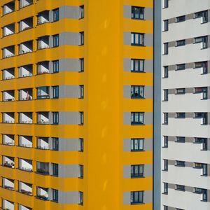 Preview wallpaper building, architecture, windows, yellow