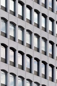 Preview wallpaper building, architecture, windows, gray