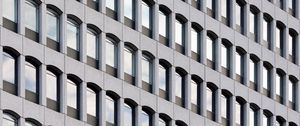 Preview wallpaper building, architecture, windows, gray