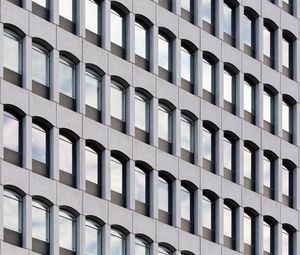 Preview wallpaper building, architecture, windows, gray