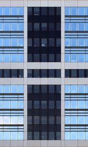 Preview wallpaper building, architecture, windows, stripes, facade