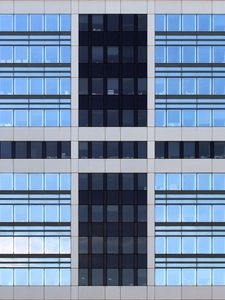 Preview wallpaper building, architecture, windows, stripes, facade