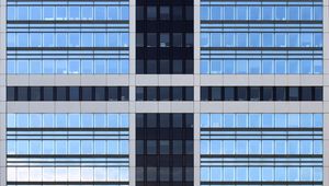 Preview wallpaper building, architecture, windows, stripes, facade