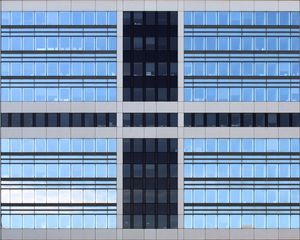 Preview wallpaper building, architecture, windows, stripes, facade